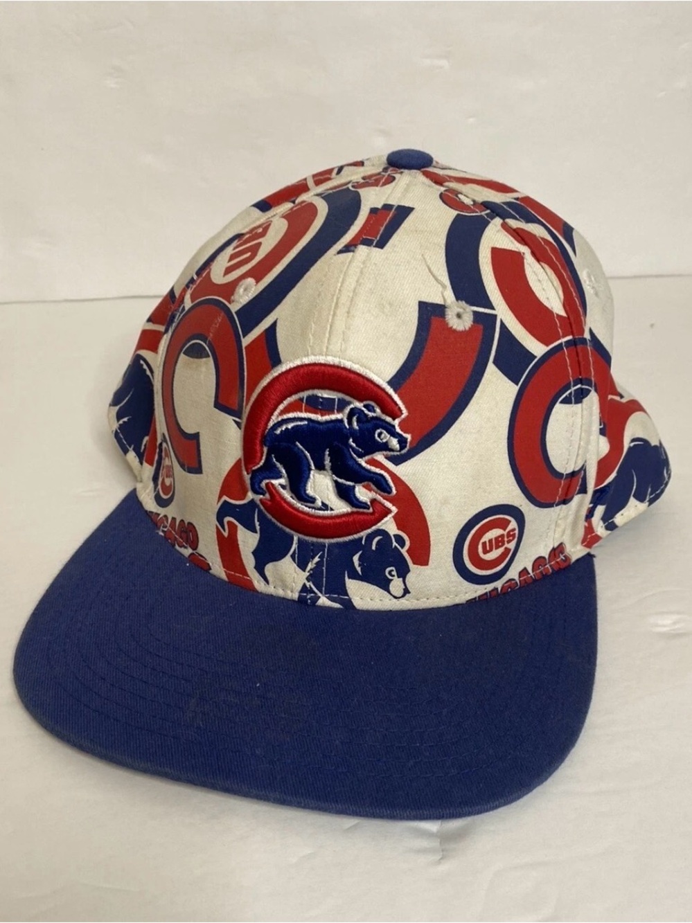 47 Kids Chicago Cubs Cap - Blue/Red/White